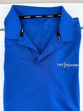 Nike Golf Dri-FIT Polo M Blue The Players Championship Shirt